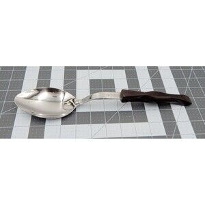 CUTCO 17 KG Large Serving Basting Spoon With Brown Handle Stainless Steel